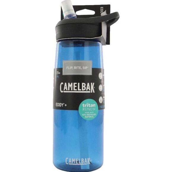 Camelbak Aquaholic Blue Water Bottle, Auto spout Chug, Cold Oxford Size 25oz - Picture 1 of 4